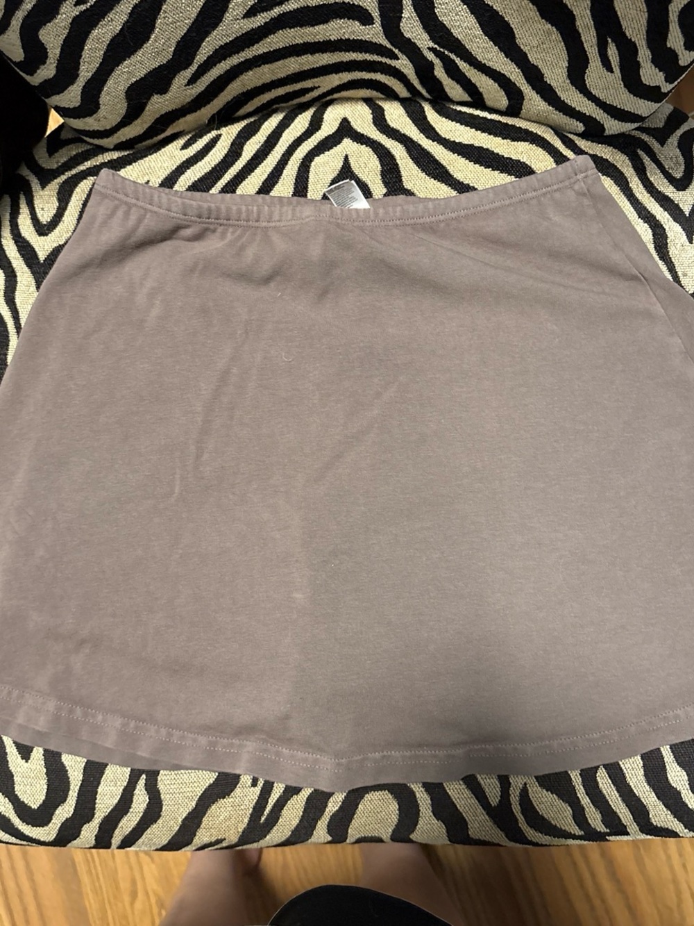 Los Angeles Apparel Taupe Circle Skirt